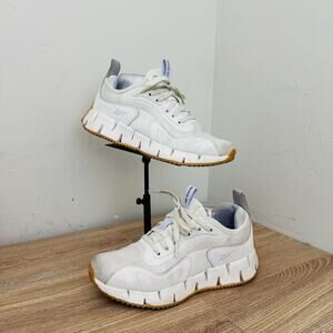 Reebok Zig Dynamica White Sneakers Women’s Size 8